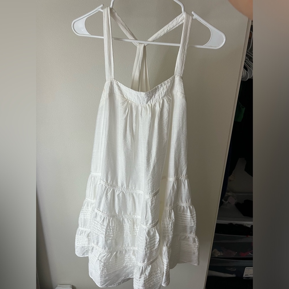 white dress
